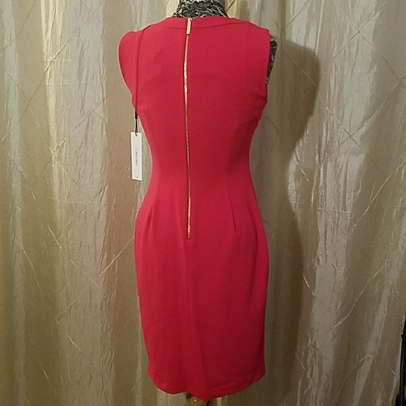 Calvin Klein pink cutout dress, size 6 - Picture 3 of 5